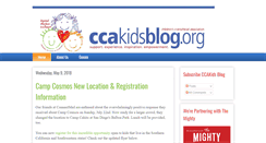 Desktop Screenshot of ccakidsblog.org